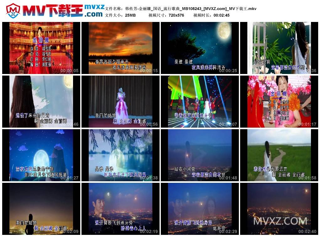 韩传芳-金丽娜_国语_流行歌曲_MB108243